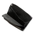 画像4: CALEE/SILVER STAR CONCHO LEATHER LONG WALLET（BLACK）［レザーロングウォレット-24春夏］