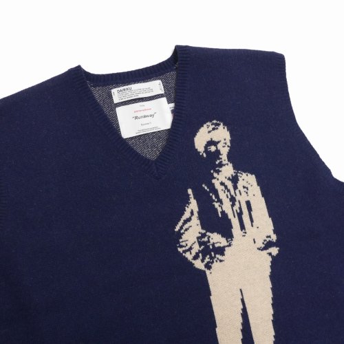 他の写真3: DAIRIKU/"Benjamin" Knit Vest（Navy）［ニットベスト-23春夏］