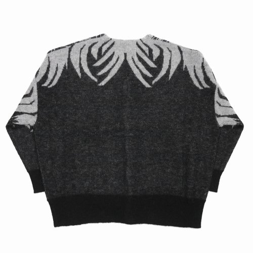 他の写真2: 【50%OFF】DAIRIKU/"Leopard" Mohair Cardigan Knit（Black）［レオパードモヘアニットカーディガン-23春夏］