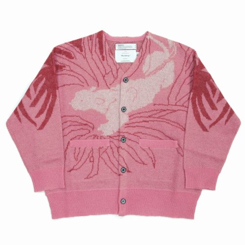 他の写真1: DAIRIKU/"Leopard" Mohair Cardigan Knit（Pink） 【40%OFF】［レオパードモヘアニットカーディガン-23春夏］