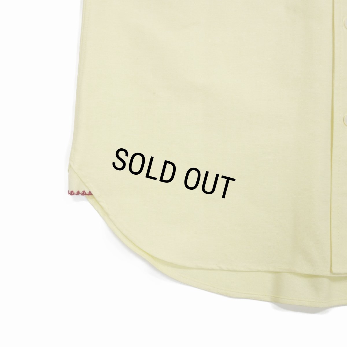 画像5: 【60%OFF】DAIRIKU/"Benjamin" BD Oxford Shirt（Yellow）［BDオックスフォードシャツ-23春夏］ (5)