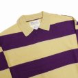 画像4: DAIRIKU/Lager Border Knit（Yellow&Purple）［ラガーボーダーニット-23春夏］