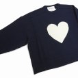 画像3: DAIRIKU/♡ Pullover Knit（Navy）［プルオーバーニット-23春夏］ (3)