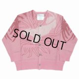 DAIRIKU/"Leopard" Mohair Cardigan Knit（Pink） 【40%OFF】［レオパードモヘアニットカーディガン-23春夏］