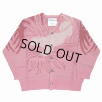 DAIRIKU/"Leopard" Mohair Cardigan Knit（Pink） 【40%OFF】［レオパードモヘアニットカーディガン-23春夏］