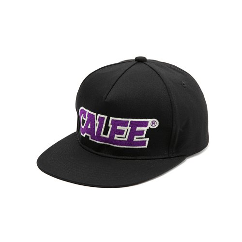 他の写真1: CALEE/CALEE Univ. embroidery cap（Black/Purple）［ツイルキャップ-22秋冬］