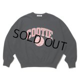 COOTIE PRODUCTIONS/Heavy Oz Sweat Crew（COLLEGE）（Black）［スウェットクルー-23春夏］