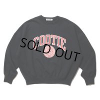 COOTIE PRODUCTIONS/Heavy Oz Sweat Crew（COLLEGE）（Black）［スウェットクルー-23春夏］