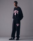 画像4: COOTIE PRODUCTIONS/Heavy Oz Sweat Easy Pants（COLLEGE）（Black）［スウェットイージーパンツ-23春夏］ (4)