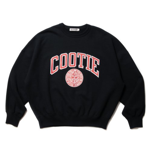 他の写真1: COOTIE PRODUCTIONS/Heavy Oz Sweat Crew（COLLEGE）（Black）［スウェットクルー-23春夏］