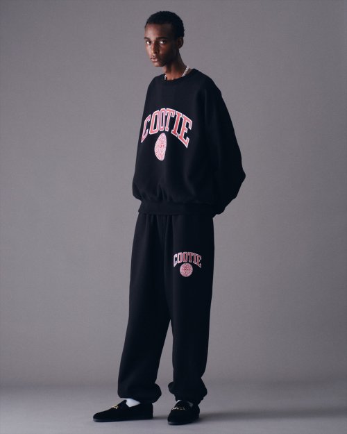 他の写真3: COOTIE PRODUCTIONS/Heavy Oz Sweat Easy Pants（COLLEGE）（Black）［スウェットイージーパンツ-23春夏］