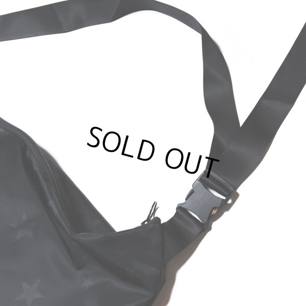 画像2: CALEE/Allover star pattern MA-1 nylon shoulder bag（Black）［ショルダーバッグ-23春夏］