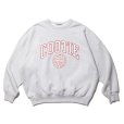 画像1: COOTIE PRODUCTIONS/Heavy Oz Sweat Crew（COLLEGE）（Oatmeal）［スウェットクルー-23春夏］ (1)