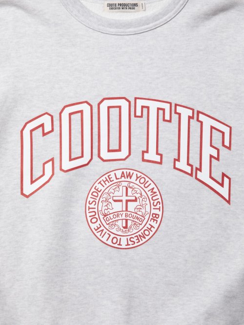 他の写真2: COOTIE PRODUCTIONS/Heavy Oz Sweat Crew（COLLEGE）（Oatmeal）［スウェットクルー-23春夏］