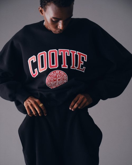 他の写真3: COOTIE PRODUCTIONS/Heavy Oz Sweat Crew（COLLEGE）（Black）［スウェットクルー-23春夏］