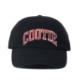 画像1: COOTIE PRODUCTIONS/Embroidery 6 Panel Cap（Black）［6パネルキャップ-23春夏］ (1)