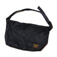 画像1: CALEE/Allover star pattern MA-1 nylon shoulder bag（Black）［ショルダーバッグ-23春夏］ (1)
