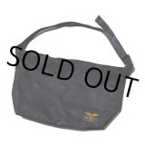 CALEE/Allover star pattern MA-1 nylon shoulder bag（Black）［ショルダーバッグ-23春夏］