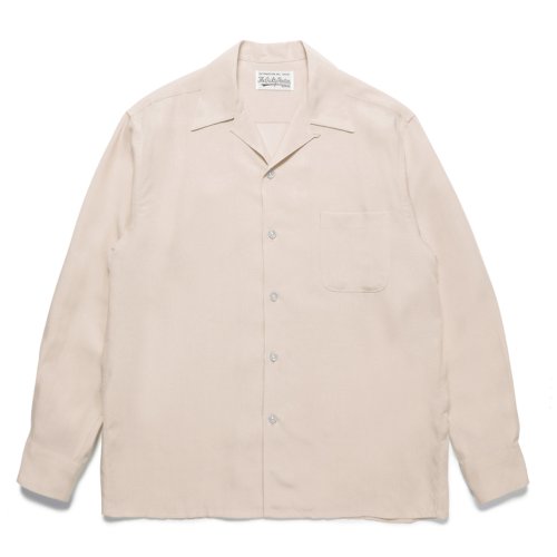 他の写真1: WACKO MARIA/50'S OPEN COLLAR SHIRT（TYPE-1）（IVORY）［50'Sオープンカラーシャツ-23春夏］