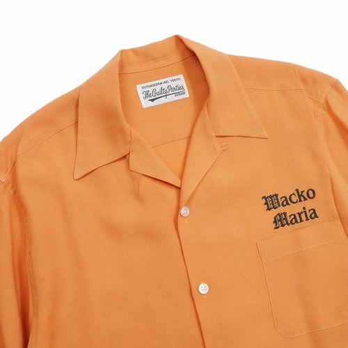 他の写真2: WACKO MARIA/50'S OPEN COLLAR SHIRT（TYPE-2）（ORANGE）［50'Sオープンカラーシャツ-23春夏］