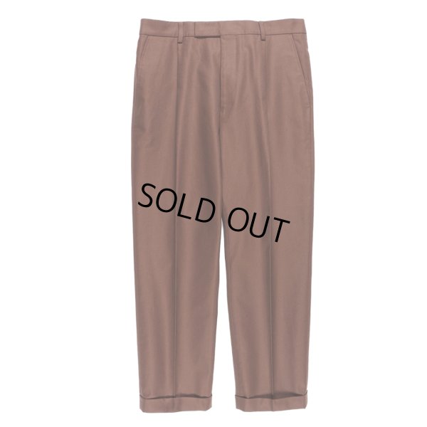 画像1: WACKO MARIA/PLEATED TROUSERS（TYPE-1）（BROWN）［ワンタックT/Cスラックス(TYPE-1)-23春夏］