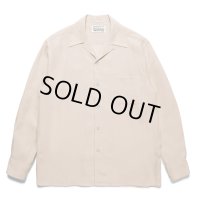 WACKO MARIA/50'S OPEN COLLAR SHIRT（TYPE-1）（IVORY）［50'Sオープンカラーシャツ-23春夏］
