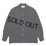 WACKO MARIA/50'S OPEN COLLAR SHIRT（TYPE-1）（BLACK）［50'Sオープンカラーシャツ-23春夏］