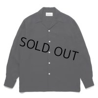 WACKO MARIA/50'S OPEN COLLAR SHIRT（TYPE-1）（BLACK）［50'Sオープンカラーシャツ-23春夏］
