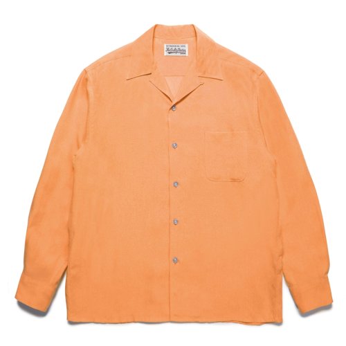 他の写真1: WACKO MARIA/50'S OPEN COLLAR SHIRT（TYPE-1）（ORANGE）［50'Sオープンカラーシャツ-23春夏］