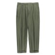 画像1: WACKO MARIA/PLEATED TROUSERS（TYPE-1）（KHAKI）［ワンタックT/Cスラックス(TYPE-1)-23春夏］ (1)