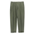 画像1: WACKO MARIA/PLEATED TROUSERS（TYPE-1）（KHAKI）［ワンタックT/Cスラックス(TYPE-1)-23春夏］ (1)