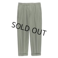 WACKO MARIA/PLEATED TROUSERS（TYPE-1）（KHAKI）［ワンタックT/Cスラックス(TYPE-1)-23春夏］