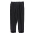 画像1: WACKO MARIA/PLEATED TROUSERS（TYPE-1）（BLACK）［ワンタックT/Cスラックス(TYPE-1)-23春夏］ (1)