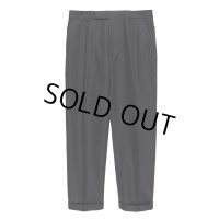 WACKO MARIA/PLEATED TROUSERS（TYPE-1）（BLACK）［ワンタックT/Cスラックス(TYPE-1)-23春夏］