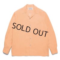 WACKO MARIA/50'S OPEN COLLAR SHIRT（TYPE-1）（ORANGE）［50'Sオープンカラーシャツ-23春夏］