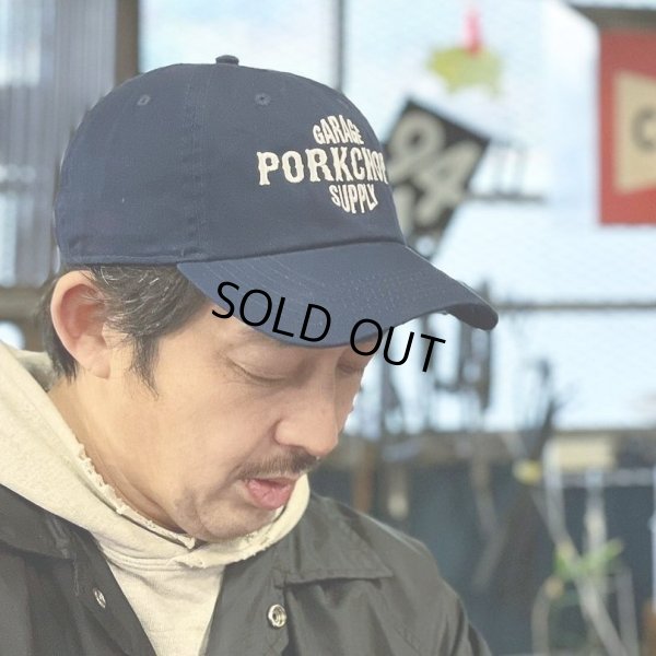 画像5: PORKCHOP/B&S BASE CAP（NAVY）［6パネルキャップ-23春夏］