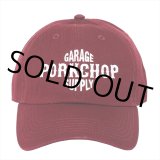 PORKCHOP/B&S BASE CAP（BURGUNDY）［6パネルキャップ-23春夏］