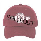 PORKCHOP/B&S BASE CAP（BURGUNDY）［6パネルキャップ-23春夏］