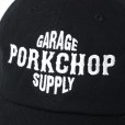画像3: PORKCHOP/B&S BASE CAP（BLACK）［6パネルキャップ-23春夏］ (3)
