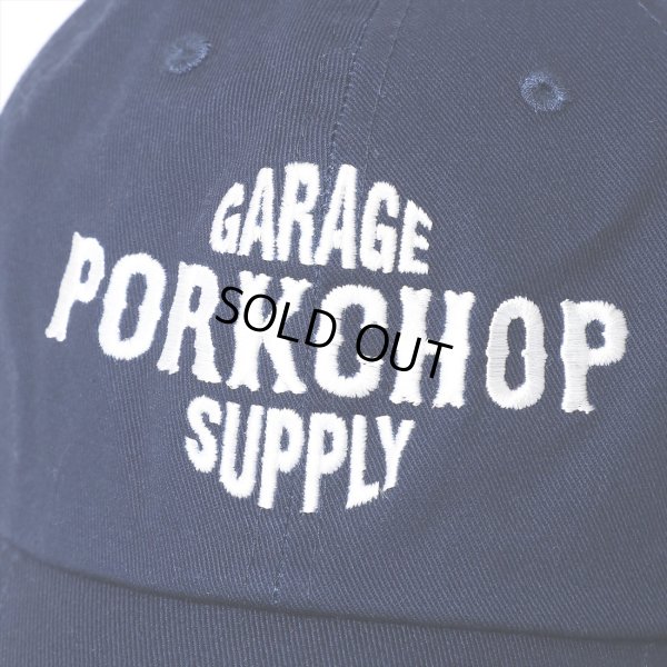 画像3: PORKCHOP/B&S BASE CAP（NAVY）［6パネルキャップ-23春夏］