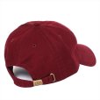 画像2: PORKCHOP/B&S BASE CAP（BURGUNDY）［6パネルキャップ-23春夏］ (2)