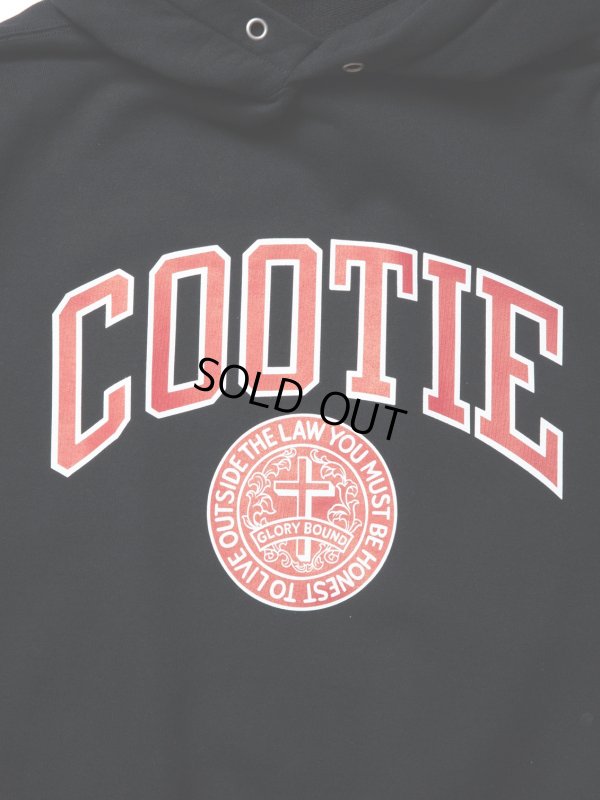 画像2: COOTIE PRODUCTIONS/Heavy Oz Sweat Hoodie（COLLEGE）（Black）［スウェットフーディー-23春夏］