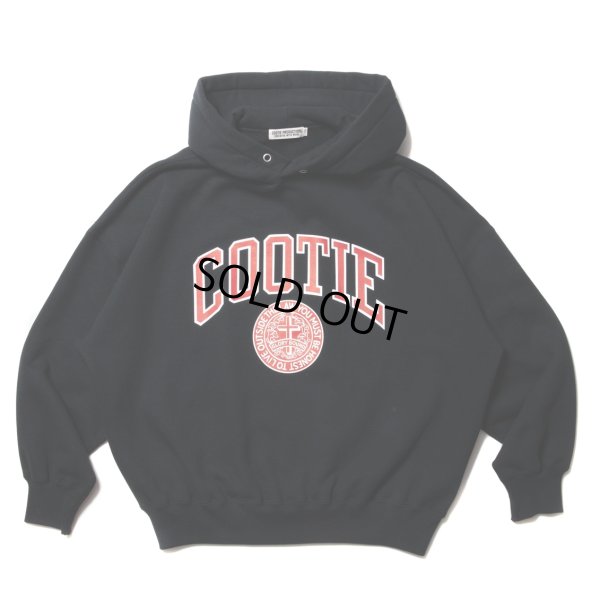 画像1: COOTIE PRODUCTIONS/Heavy Oz Sweat Hoodie（COLLEGE）（Black）［スウェットフーディー-23春夏］