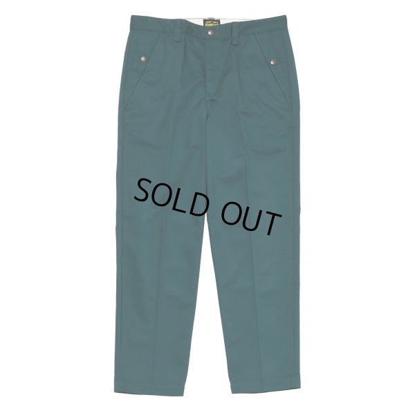 画像1: PORKCHOP/STANDARD WORK PANTS（DARK GREEN）［スタンダードワークパンツ-23春夏］