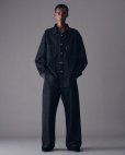 画像2: COOTIE PRODUCTIONS/Denim Work Shirt（Black One Wash）［ワンウォッシュデニムワークシャツ-23春夏］ (2)