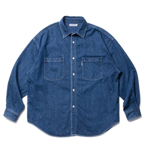 他の写真1: COOTIE PRODUCTIONS/Denim Work Shirt（Indigo Fade）［フェード加工デニムワークシャツ-23春夏］