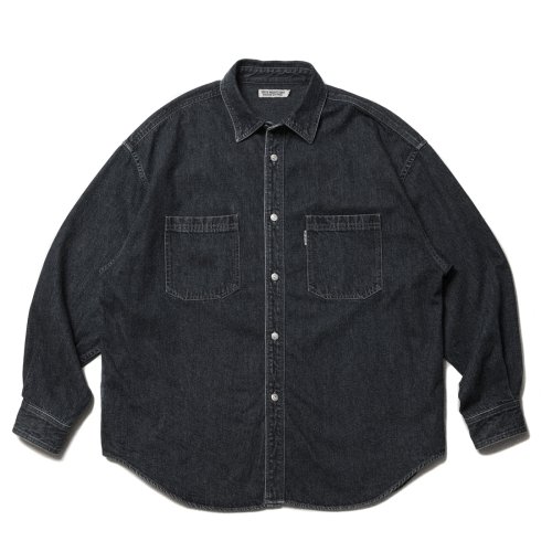 他の写真1: COOTIE PRODUCTIONS/Denim Work Shirt（Black Fade）［フェード加工デニムワークシャツ-23春夏］