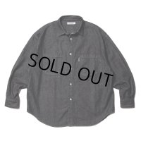 COOTIE PRODUCTIONS/Denim Work Shirt（Black One Wash）［ワンウォッシュデニムワークシャツ-23春夏］