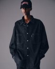 画像3: COOTIE PRODUCTIONS/Denim Work Shirt（Black One Wash）［ワンウォッシュデニムワークシャツ-23春夏］ (3)