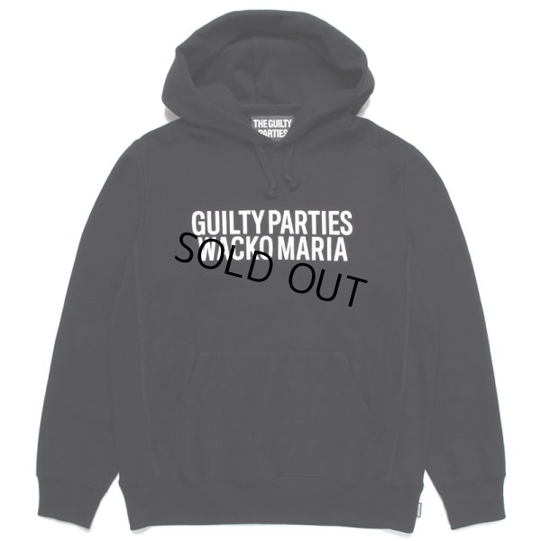 画像1: WACKO MARIA/HEAVY WEIGHT PULL OVER HOODED SWEAT SHIRT（BLACK）［プルオーバーパーカー-23春夏］